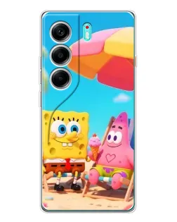 Чехол для TECNO Camon 40 с картинкой «Отдых на пляже»