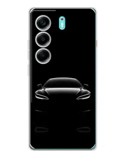 Чохол для TECNO Camon 40 з картинкою «Силует Tesla Night» Чохол для TECNO Camon 40 з картинкою «Силует Tesla Night»