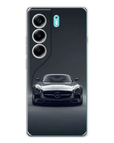 Чохол для TECNO Camon 40 з картинкою «Mercedes на чорному» Чохол для TECNO Camon 40 з картинкою «Mercedes на чорному»