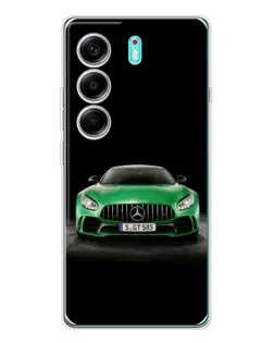 Чохол для TECNO Camon 40 з картинкою «Mercedes — неоновий лого» Чохол для TECNO Camon 40 з картинкою «Mercedes — неоновий лого»