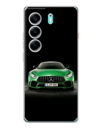 Чохол для TECNO Camon 40 з картинкою «Mercedes — неоновий лого» Чохол для TECNO Camon 40 з картинкою «Mercedes — неоновий лого»
