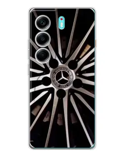 Чохол для TECNO Camon 40 з картинкою «Диск Mercedes» Чохол для TECNO Camon 40 з картинкою «Диск Mercedes»