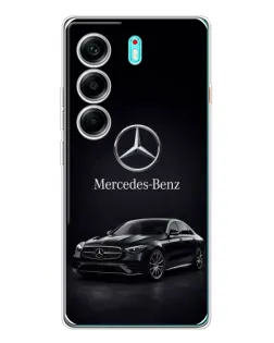 Чохол для TECNO Camon 40 з картинкою «Mercedes — решітка радіатора» Чохол для TECNO Camon 40 з картинкою «Mercedes — решітка радіатора»