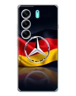 Чохол для TECNO Camon 40 з картинкою «Mercedes — прапор Німеччини» Чохол для TECNO Camon 40 з картинкою «Mercedes — прапор Німеччини»