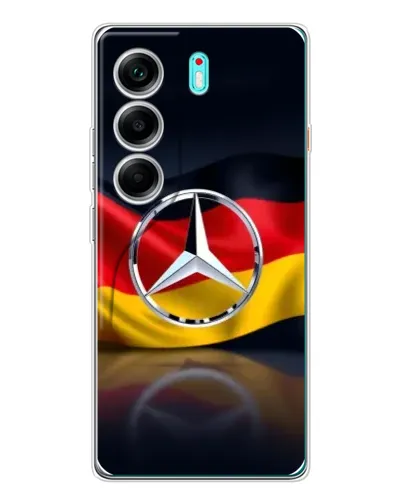 Чохол для TECNO Camon 40 з картинкою «Mercedes — прапор Німеччини» Чохол для TECNO Camon 40 з картинкою «Mercedes — прапор Німеччини»
