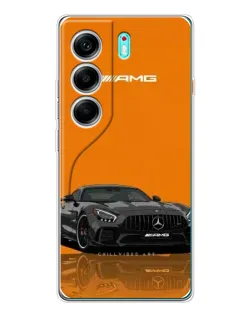 Чохол для TECNO Camon 40 з картинкою «Помаранчевий Mercedes AMG» Чохол для TECNO Camon 40 з картинкою «Помаранчевий Mercedes AMG»