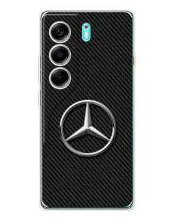 Чохол для TECNO Camon 40 з картинкою «Карбоновий Mercedes стиль» Чохол для TECNO Camon 40 з картинкою «Карбоновий Mercedes стиль»