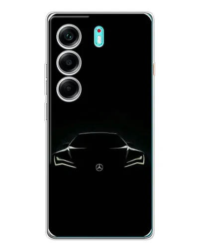 Чохол для TECNO Camon 40 з картинкою «Mercedes — силует авто» Чохол для TECNO Camon 40 з картинкою «Mercedes — силует авто»