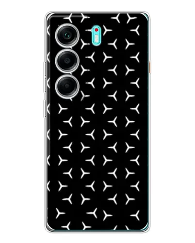 Чохол для TECNO Camon 40 з картинкою «Mercedes паттерн зірок» Чохол для TECNO Camon 40 з картинкою «Mercedes паттерн зірок»