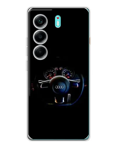 Чохол для TECNO Camon 40 з картинкою «Салон Audi — кермо» Чохол для TECNO Camon 40 з картинкою «Салон Audi — кермо»