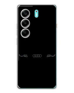Чохол для TECNO Camon 40 з картинкою «Audi — світловий підпис» Чохол для TECNO Camon 40 з картинкою «Audi — світловий підпис»