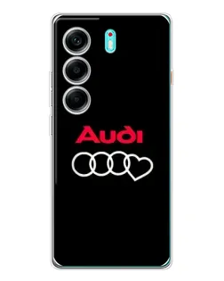 Чохол для TECNO Camon 40 з картинкою «Логотип Audi Heart» Чохол для TECNO Camon 40 з картинкою «Логотип Audi Heart»