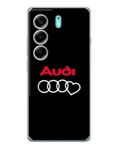 Чохол для TECNO Camon 40 з картинкою «Логотип Audi Heart» Чохол для TECNO Camon 40 з картинкою «Логотип Audi Heart»