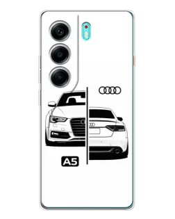 Чохол для TECNO Camon 40 з картинкою «Audi — контрастний дизайн»