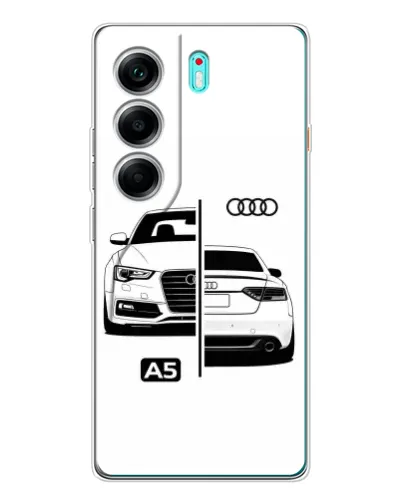 Чохол для TECNO Camon 40 з картинкою «Audi — контрастний дизайн» Чохол для TECNO Camon 40 з картинкою «Audi — контрастний дизайн»