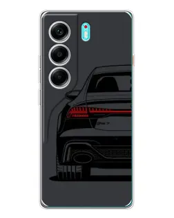 Чохол для TECNO Camon 40 з картинкою «Задня частина Audi — арт»