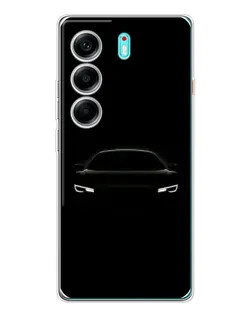 Чохол для TECNO Camon 40 з картинкою «Погляд Audi у темряві»