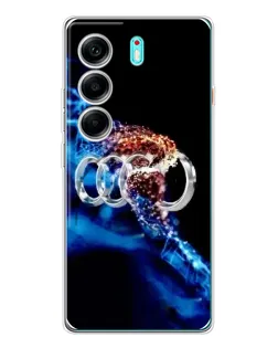 Чохол для TECNO Camon 40 з картинкою «Енергія лого Audi»