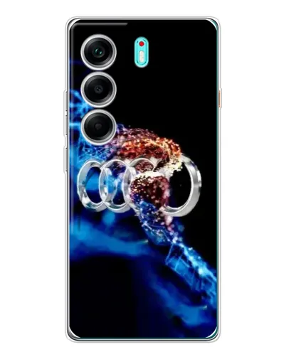 Чохол для TECNO Camon 40 з картинкою «Енергія лого Audi» Чохол для TECNO Camon 40 з картинкою «Енергія лого Audi»