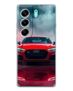 Чохол для TECNO Camon 40 з картинкою «Audi RS — червоний стиль»