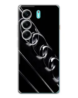 Чохол для TECNO Camon 40 з картинкою «Audi — абстрактні кільця»