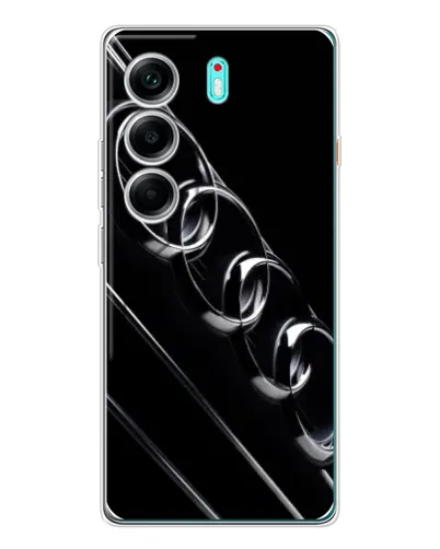 Чохол для TECNO Camon 40 з картинкою «Audi — абстрактні кільця» Чохол для TECNO Camon 40 з картинкою «Audi — абстрактні кільця»