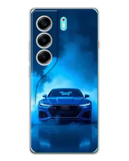 Чохол для TECNO Camon 40 з картинкою «Audi — блакитна енергія»