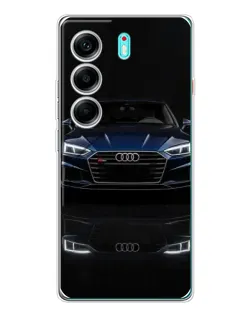 Чохол для TECNO Camon 40 з картинкою «Audi — нічне відображення»