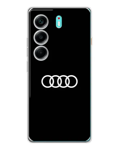 Чохол для TECNO Camon 40 з картинкою «Audi White Logo» Чохол для TECNO Camon 40 з картинкою «Audi White Logo»