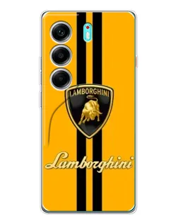 Чохол для TECNO Camon 40 з картинкою «Lamborghini Stripe жовтий» Чохол для TECNO Camon 40 з картинкою «Lamborghini Stripe жовтий»