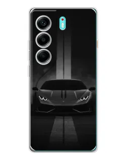 Чохол для TECNO Camon 40 з картинкою «Lamborghini симетрія доріг» Чохол для TECNO Camon 40 з картинкою «Lamborghini симетрія доріг»
