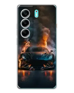Чохол для TECNO Camon 40 з картинкою «Lamborghini димна естетика» Чохол для TECNO Camon 40 з картинкою «Lamborghini димна естетика»