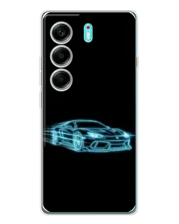 Чохол для TECNO Camon 40 з картинкою «Неоновий контур Lamborghini» Чохол для TECNO Camon 40 з картинкою «Неоновий контур Lamborghini»