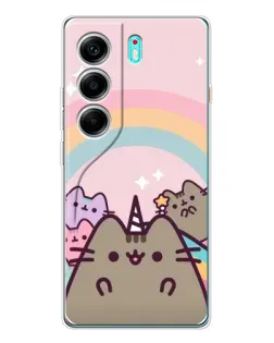 Чехол для TECNO Camon 40 с картинкой «Единорог Pusheen» Чехол для TECNO Camon 40 с картинкой «Единорог Pusheen»