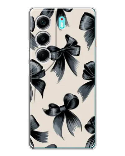 Чехол для TECNO Camon 40 с картинкой «Банты Coquette»