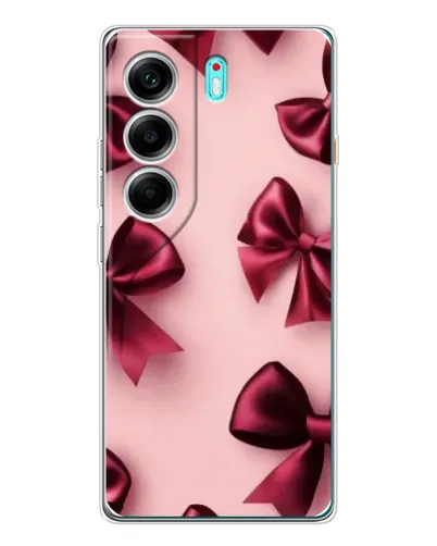 Чехол для TECNO Camon 40 с картинкой «Бордовый атлас»