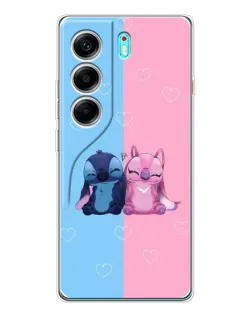 Чохол для TECNO Camon 40 з картинкою «Stitch та Angel Love» Чохол для TECNO Camon 40 з картинкою «Stitch та Angel Love»