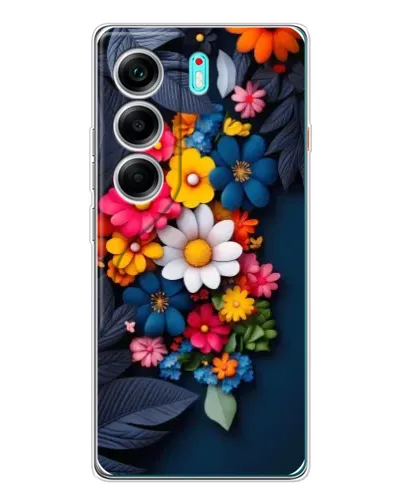 Чехол для TECNO Camon 40 с картинкой «Цветочная феерия» Чехол для TECNO Camon 40 с картинкой «Цветочная феерия»