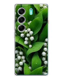 Чехол для TECNO Camon 40 с картинкой «Ландыши в зелени» Чехол для TECNO Camon 40 с картинкой «Ландыши в зелени»