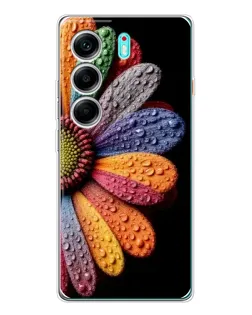Чехол для TECNO Camon 40 с картинкой «Радужный цветок» Чехол для TECNO Camon 40 с картинкой «Радужный цветок»