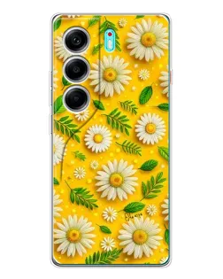 Чехол для TECNO Camon 40 с картинкой «Ромашковое солнце» Чехол для TECNO Camon 40 с картинкой «Ромашковое солнце»
