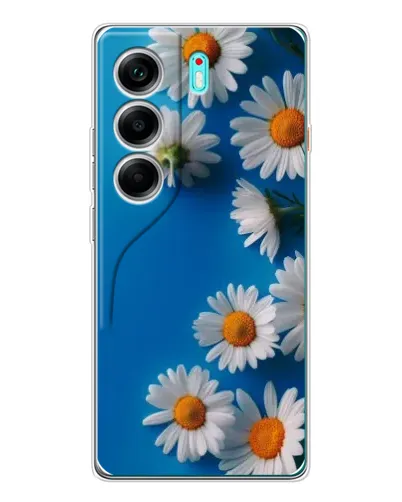 Чехол для TECNO Camon 40 с картинкой «Белоснежные маргаритки» Чехол для TECNO Camon 40 с картинкой «Белоснежные маргаритки»