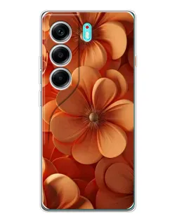 Чехол для TECNO Camon 40 с картинкой «Оранжевый макро цветок» Чехол для TECNO Camon 40 с картинкой «Оранжевый макро цветок»