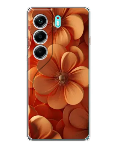 Чехол для TECNO Camon 40 с картинкой «Оранжевый макро цветок» Чехол для TECNO Camon 40 с картинкой «Оранжевый макро цветок»