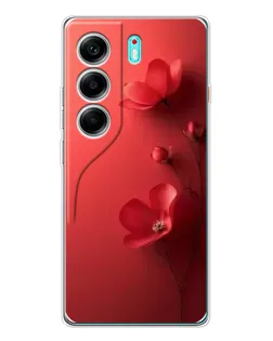 Чехол для TECNO Camon 40 с картинкой «Маковые соцветия» Чехол для TECNO Camon 40 с картинкой «Маковые соцветия»