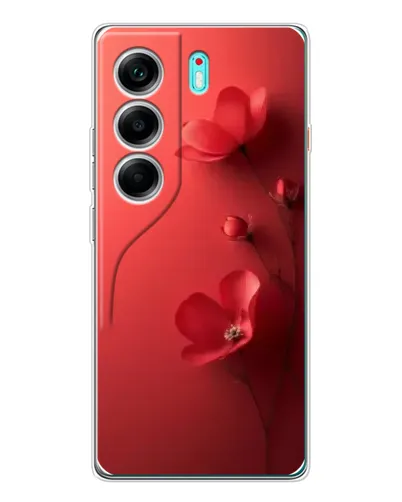 Чехол для TECNO Camon 40 с картинкой «Маковые соцветия» Чехол для TECNO Camon 40 с картинкой «Маковые соцветия»