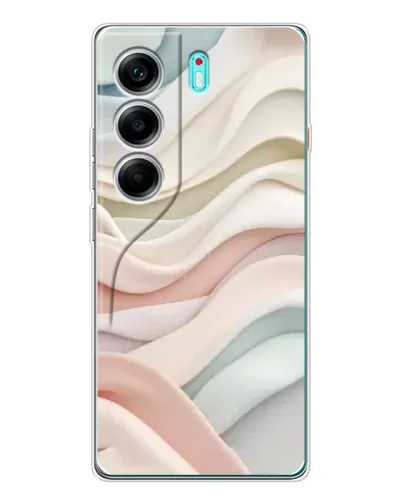Чехол для TECNO Camon 40 с картинкой «Пастельные нежные волны» Чехол для TECNO Camon 40 с картинкой «Пастельные нежные волны»