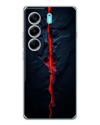 Чехол для TECNO Camon 40 с картинкой «Kрасная лавовая трещина» Чехол для TECNO Camon 40 с картинкой «Kрасная лавовая трещина»
