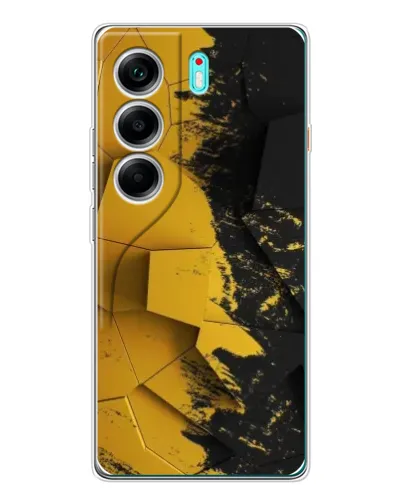 Чехол для TECNO Camon 40 с картинкой «Золотые осколки геометрии» Чехол для TECNO Camon 40 с картинкой «Золотые осколки геометрии»