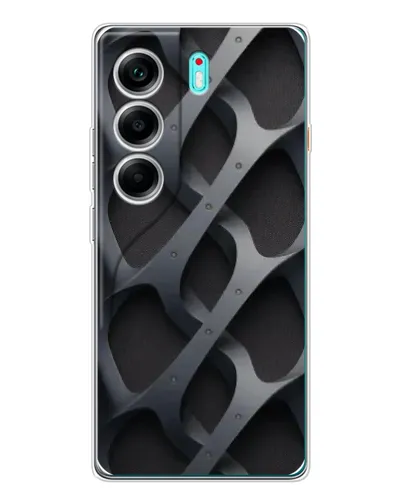 Чехол для TECNO Camon 40 с картинкой «Объемное серое плетение» Чехол для TECNO Camon 40 с картинкой «Объемное серое плетение»